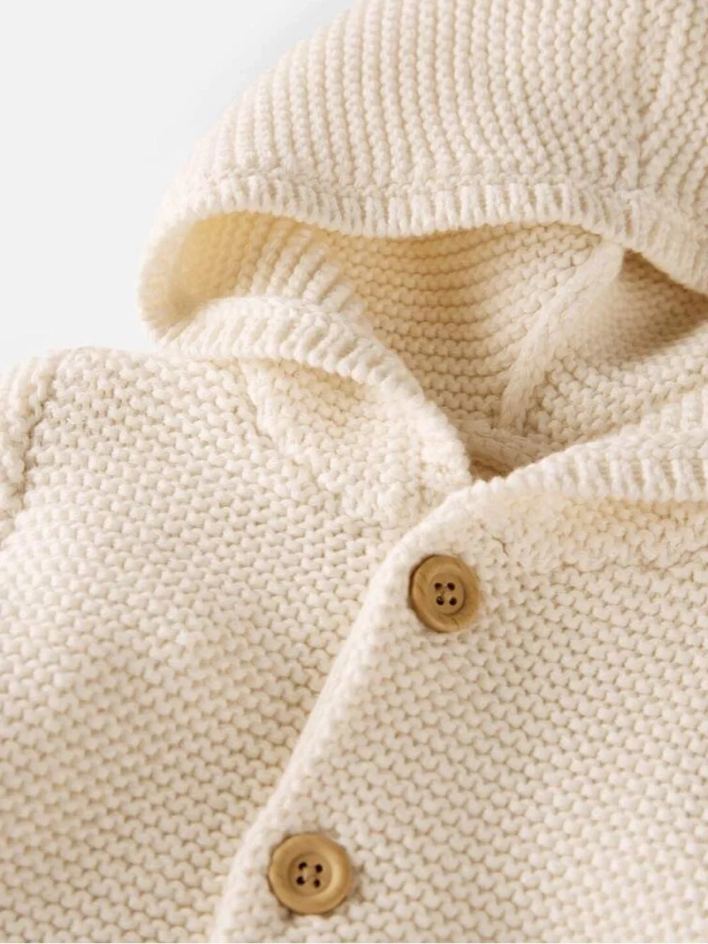 Little Planet by Carter’s Baby Organic Cotton Signature Stitch Cardigan - Cream